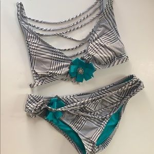 Betsey Johnson 2 piece swimsuit